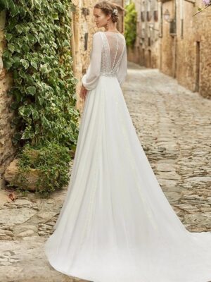 Robe de Mariée Bohème Nuage de Rosée