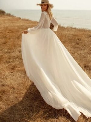 Robe de Mariée Bohème Onde Sereine