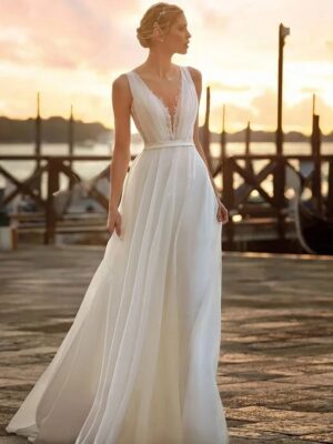 Robe de Mariée Bohème Poésie Vagabonde