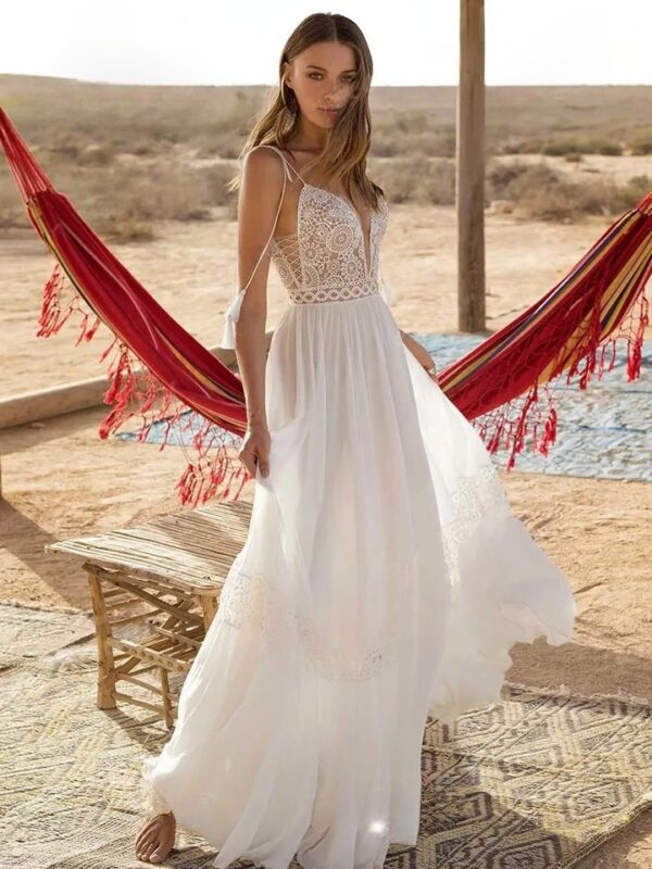 Robe de Mariée Bohème Frisson du Matin