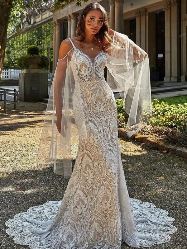 Robe de Mariée Bohème Jardin d’Éveil