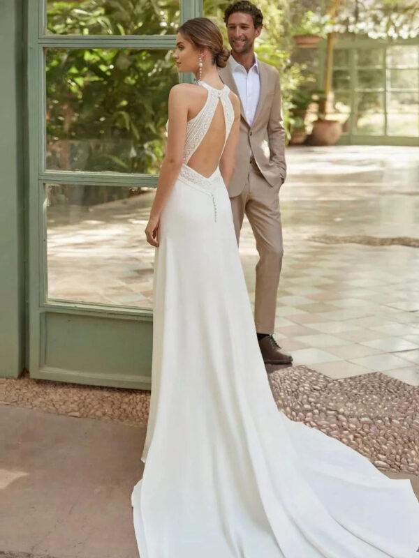 Robe de Mariée Bohème Souffle Caché