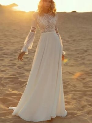 Robe de Mariée Bohème Parfum d’Éveil