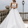 SoDigne A Line Princess Wedding Dresses Spaghetti strap Satin Modern Bride Dress Simple Corset Long Weddding Gowns Custom Made 5 S47270507314345eca92fccd8ece1d519o Cropped