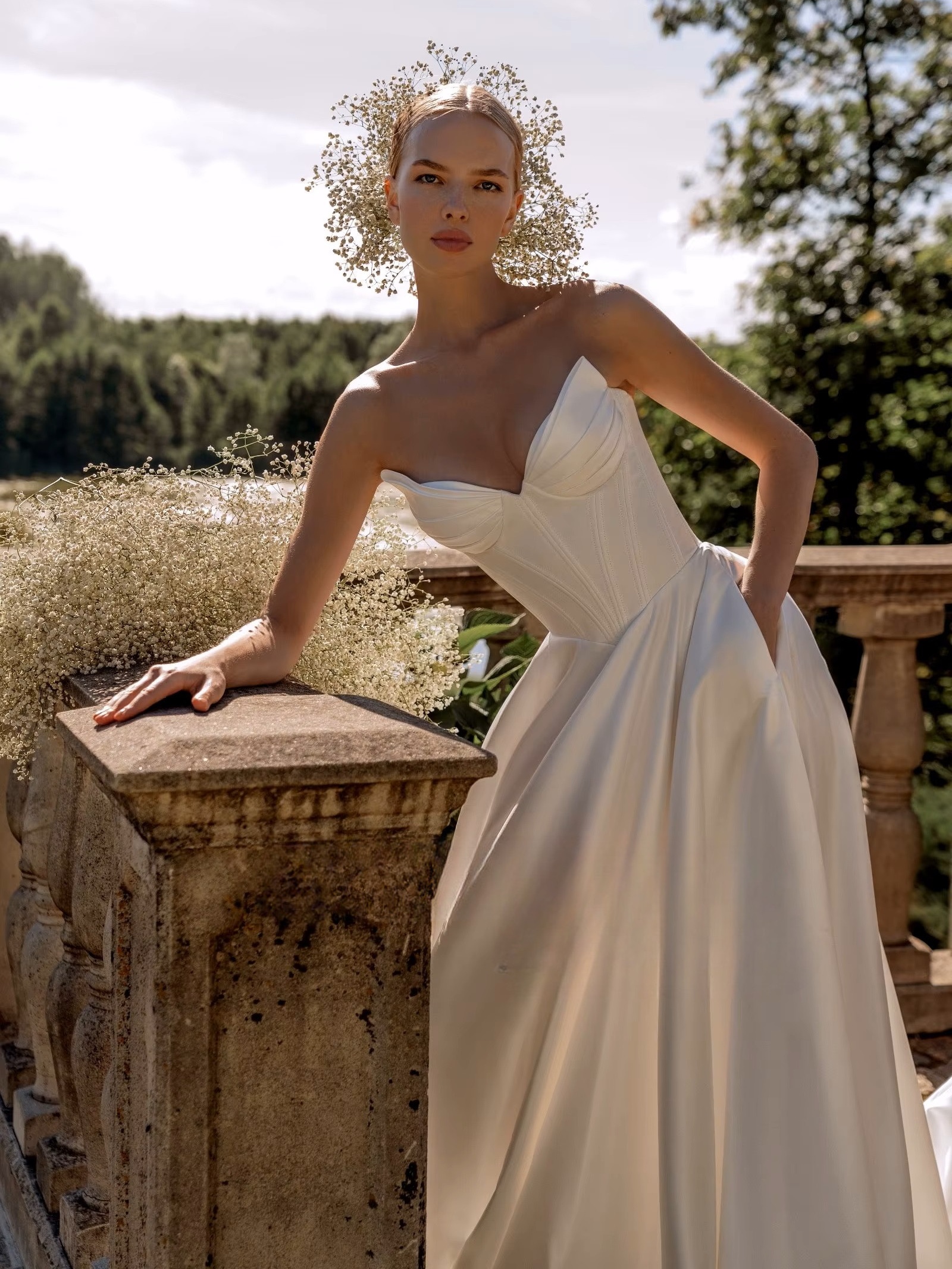 SoDigne A-line Satin Simple Wedding Dresses V-neck Sleeveless Bridal Dress 2025 Long Wedding Gown Robe De Mairee Customized 3 SoDigne A-line Satin Simple Wedding Dresses V-neck Sleeveless Bridal Dress 2025 Long Wedding Gown Robe De Mairee Customized – Image 3