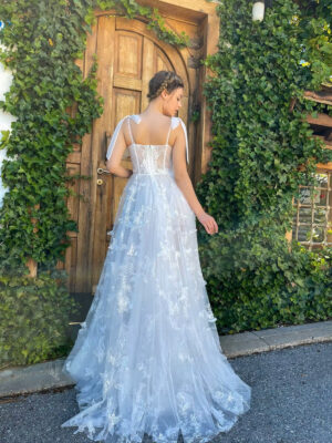 SoDigne A-line Tulle Wedding Dresses Sweetheart Sleeveless Butterfly Bridal Dress Long Wedding Gown Robe De Mairee Customized 5 Se47d878c137a4965acba0b3d7447eee98