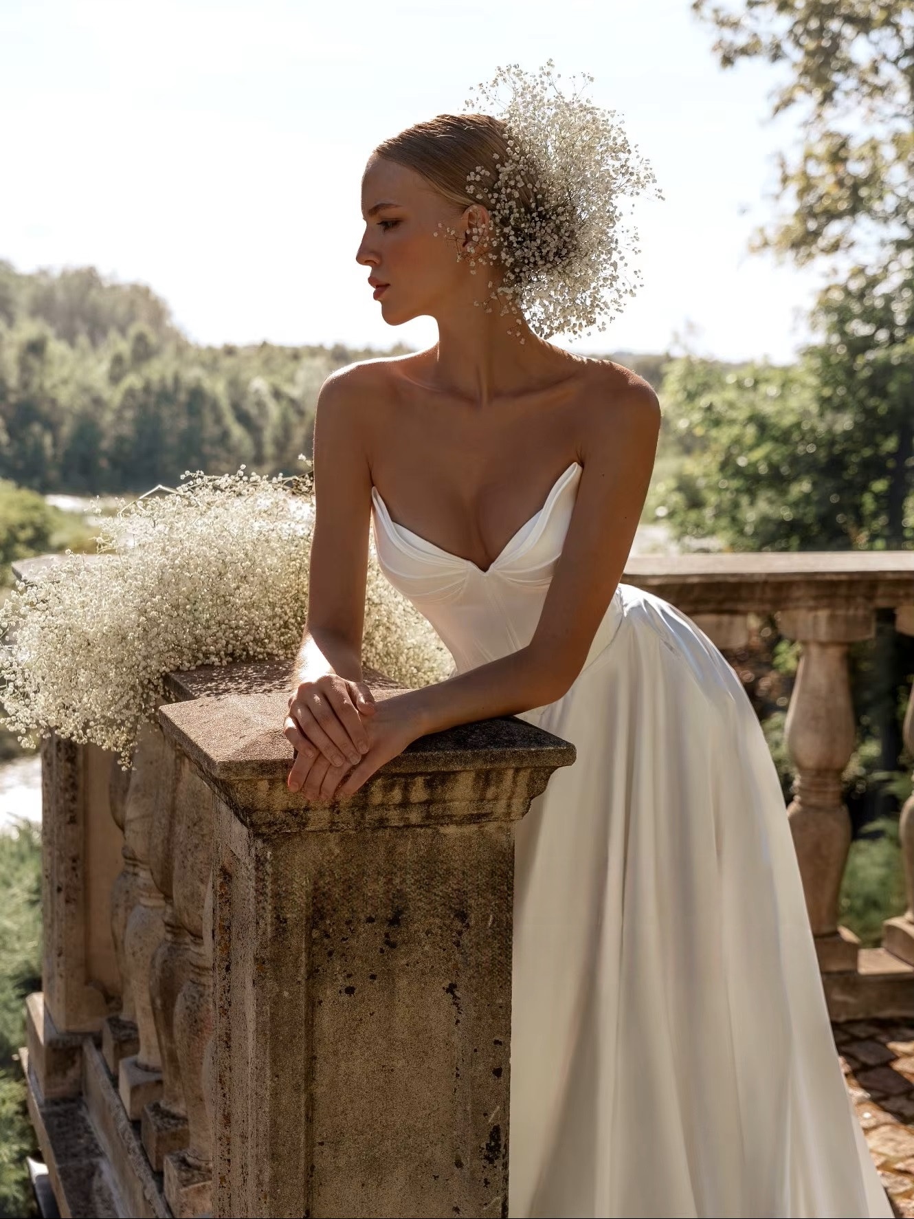 SoDigne A-line Satin Simple Wedding Dresses V-neck Sleeveless Bridal Dress 2025 Long Wedding Gown Robe De Mairee Customized 4 SoDigne A-line Satin Simple Wedding Dresses V-neck Sleeveless Bridal Dress 2025 Long Wedding Gown Robe De Mairee Customized – Image 4