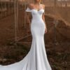 Elegant Mermaid Sweetheart Wedding Dress Women Lace Applique Off The Shoulder Crepe Bridal Gown Vestidos De Novia Customized 6 Had41dee26a2045b79ed39f88814fee27g Cropped