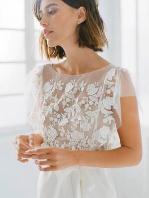 Customized Beach Short Wedding Dress Simple Mini Bridal Dresses Sexy Backless Elegant Boho Bride Gown Lace Appliques Vestidos 7 Hfdf421768057455d97d2d192325a007aF Cropped