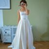 SoDigne A-line Simple Wedding Dresses Square Collar Satin Sleeveless Bridal Dress 2024 Long Bride Gown vestidos de novia 5 S082c3d57f73d4186a25eef54192a43c82 Cropped
