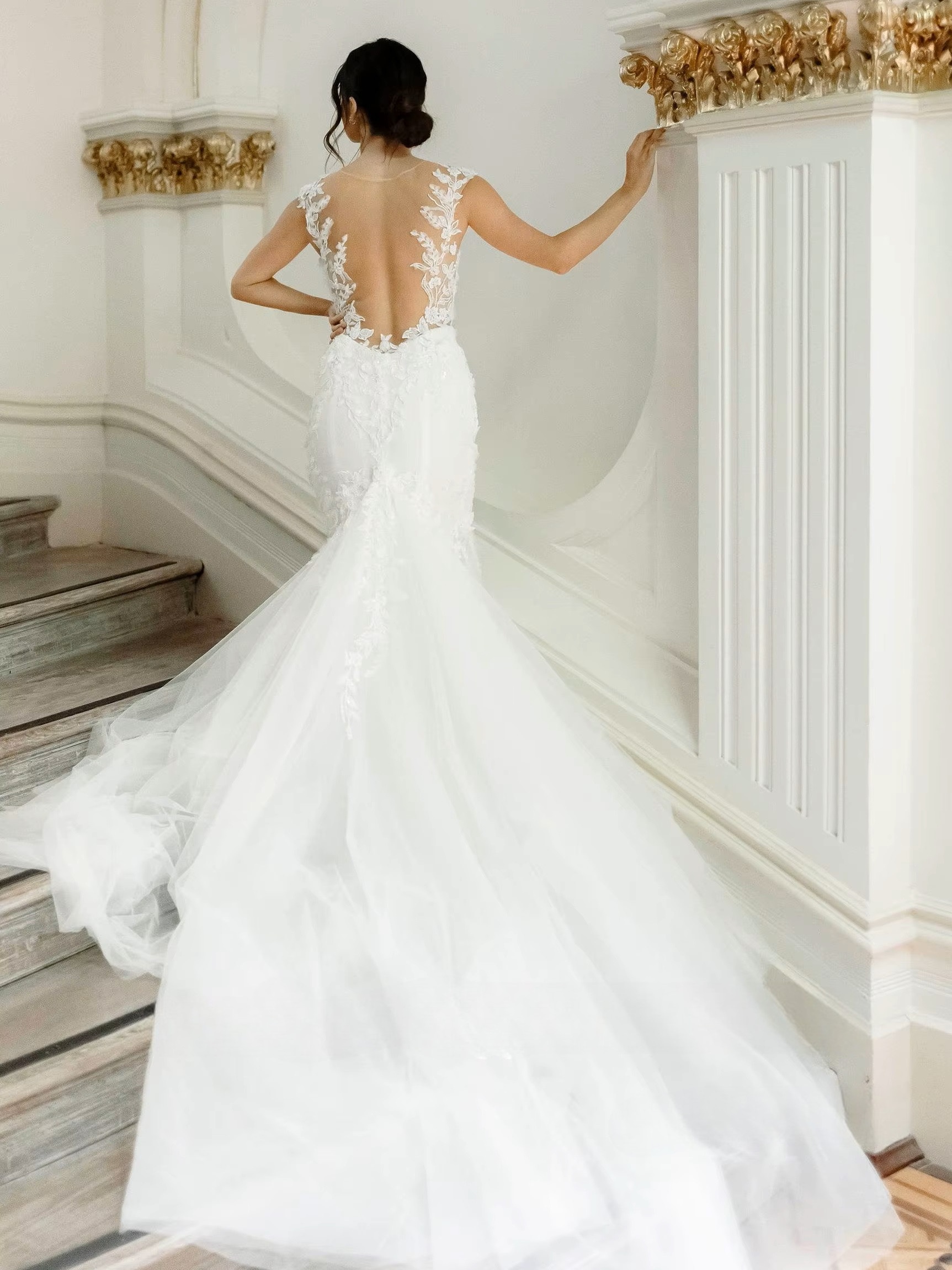 SoDigne Mermaid Boho Tulle Wedding Dresses Sweetheart Sleeveless Appliques Bridal Dress 2025 Long Wedding Gown Robe De Mairee 2 SoDigne Mermaid Boho Tulle Wedding Dresses Sweetheart Sleeveless Appliques Bridal Dress 2025 Long Wedding Gown Robe De Mairee – Image 2