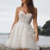SoDigne A-line Tulle Short Wedding Dresses Sweetheart Sleeveless Appliques Bridal Dress Women Mini Wedding Gown Robe De Mairee 4 S145376a39df349f29503d1af18a09462c Cropped