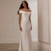 Modern Off The Shoulder Boat-Neck Pleat Wedding Dress Women 2025 Open Back Sweep Train Bridal Gown Vestidos De Noiva Customized 7 S14c2661a23b147dabd114f97f19b0a968 Cropped
