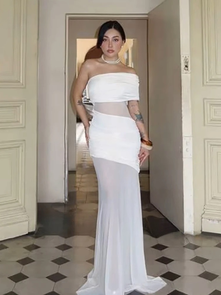 LORIE Lace Beach Wedding Dresses Strapless A-Line Satin Bride Gown Illusion Princess Bridal Dress vestidos de novia Customized 1 LORIE Lace Beach Wedding Dresses Strapless A-Line Satin Bride Gown Illusion Princess Bridal Dress vestidos de novia Customized