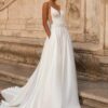 Elegant Wedding Dress For Woman Sweetheart-Neck A-Line Spaghetti Straps Open Back Bride Gown Train Vestidos De Novia Customized 6 S532a8dbae4914679ba376e95fda2cbc5T Cropped