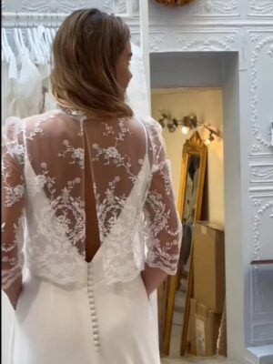 SoDigne Mermaid Satin Wedding Dresses Sleeveless Bridal Dress with Lace Shawl Long Bride Gown vestidos de novia Customized 5 S58bba02ef2394176bae54da762c09fea7 Cropped