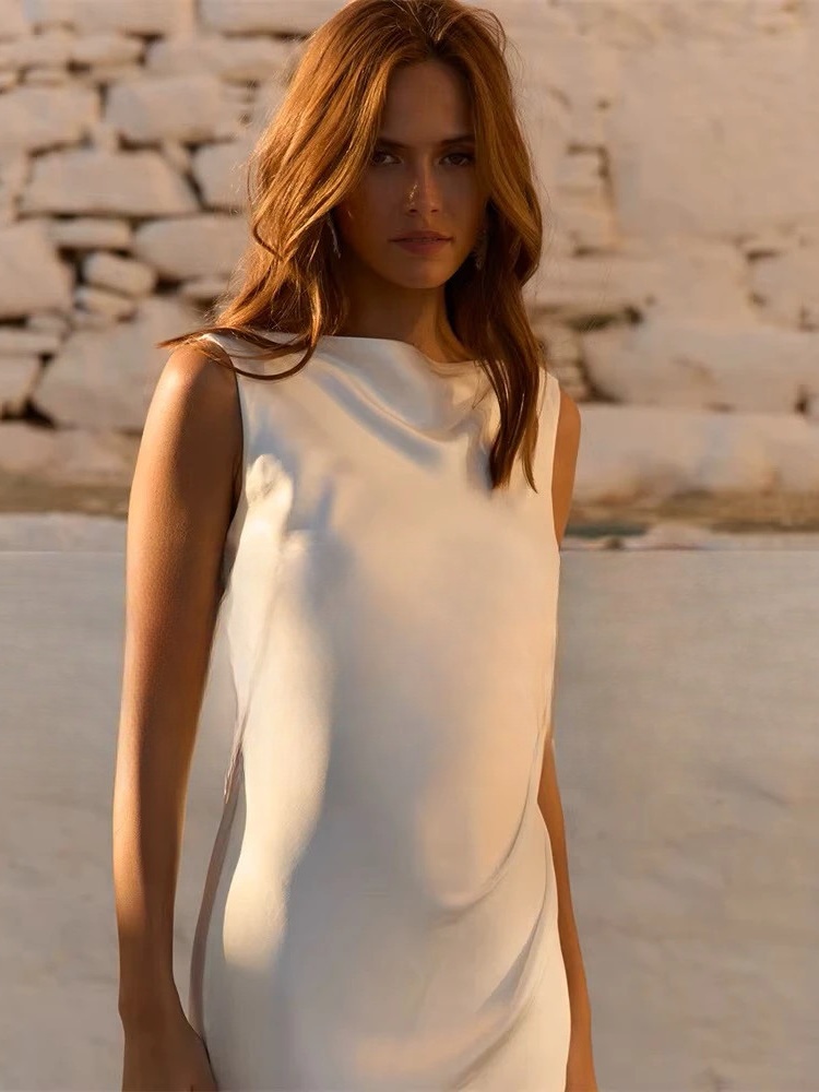 Modern Mermaid Wedding Dresses Women 2025 Boat Neck Sleeveless Open Back Sweep Train Bridal Gown Vestido De Noiva Customized 3 Modern Mermaid Wedding Dresses Women 2025 Boat Neck Sleeveless Open Back Sweep Train Bridal Gown Vestido De Noiva Customized – Image 3