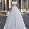 SoDigne Satin Simple A-line Wedding Dress O-neck Sleeveless Appliques Bride Dresses Long Elegant Bridal Gown Vestido De Noiva 9 S6830a7d675504c9c8fe0f8d4714d8fbcs Cropped