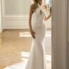 SoDigne Mermaid Simple Satin Wedding Dresses Sleeveless Halter Appliques Bridal Dress Elegant Wedding Gown Custom Made  7 S71b1998fd78e47b3806ef7b19be5aa1fv Cropped