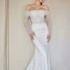 SoDigne Mermaid Glitter Wedding Dresses Off Shoulder Long Sleeves Sequined Bridal Dress Wedding Gown Robe De Mairee Customized 8 S98ac36c003b64a599ba7e58bbd1b982af Cropped
