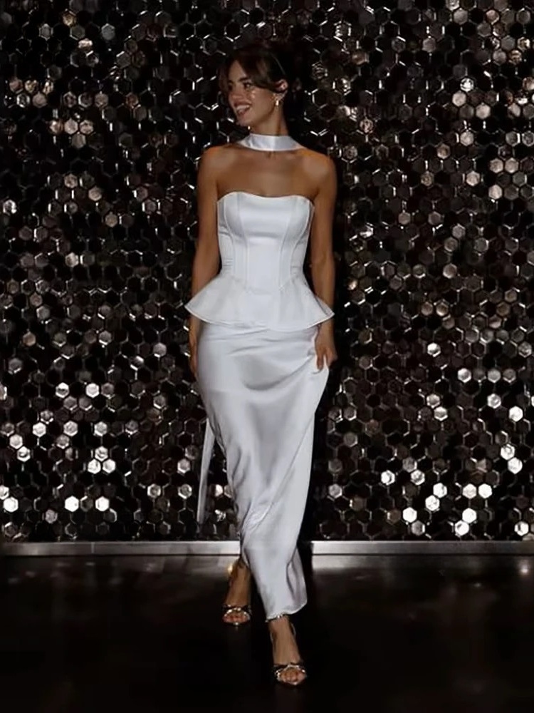 LORIE Corset Mermaid Wedding Dress Elegant Bobycon Two Pieces Strapless Bride Gown 2025 Customized Bride Dress vestidos de novia 2 LORIE Corset Mermaid Wedding Dress Elegant Bobycon Two Pieces Strapless Bride Gown 2025 Customized Bride Dress vestidos de novia – Image 2