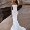 Elegant Pleat Mermaid Wedding Dresses 2025 Strapless Open Back Sleeveless Bridal Gown Sweep Train Vestido De Noiva Customized 4 Sb13cba420834446599ccc6ff73d11e79B Cropped
