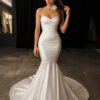SoDigne Mermaid Satin 2025 Wedding Dress Sweetheart Sleeveless Bride Dresses Women Bridal Gowns vestidos de novia Customized 7 Sc6790364c00c45efadfa40f4170fdc83U