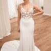 SoDigne Mermaid Satin Appliques Wedding Dresses V Neck Sleeveless Bridal Dress Long Wedding Gown Robe De Mairee Customized  7 Scf6d7c5c334e429a8ac7b44c183ea9f43 Cropped
