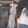 Elegant Off The Shoulder Mermaid Wedding Dress Strapless Pleat Side Slit Open Back Bridal Gown Train Vestido De Noiva Customized 6 Sd2d9271c5d4b4b419492cd145bee1a16i Cropped