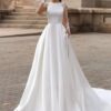 SoDigne A-line Satin Wedding Dresses O-neck Appliques Full Sleeves Bridal Dress Long Bride Gown vestidos de novia Customized 6 Sed59878b6e894cbbb55a0f6ff3ae0f2cV Cropped