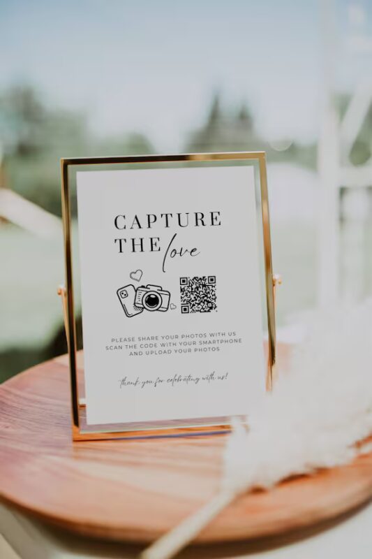 qr code photo mariage​